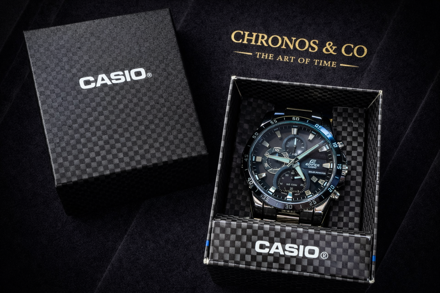 Casio Edifice Black Edition – Reloj Premium para Hombre