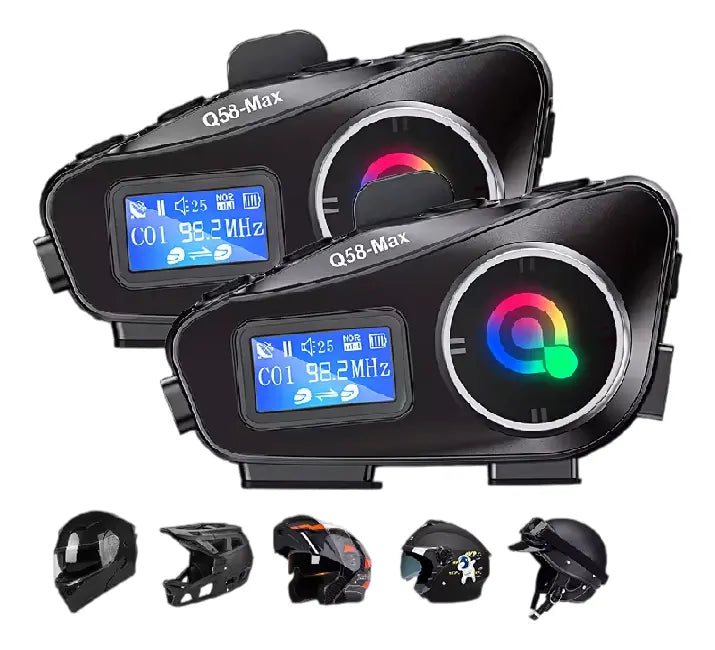 Intercomunicador Bluetooth para moto Q58 MAX