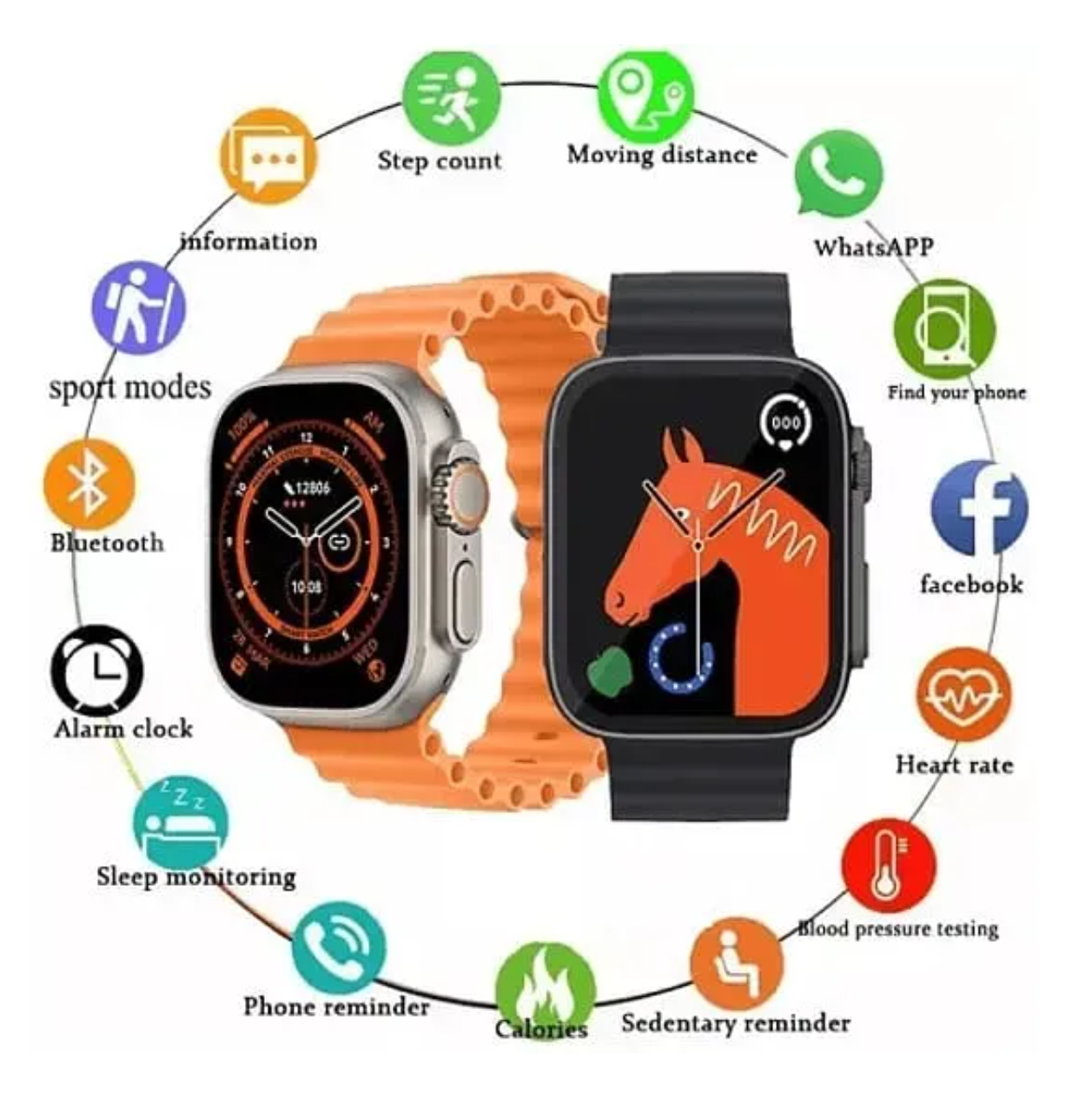 Smartwatch T900 Ultra 2.09" | Pantalla HD, Llamadas Bluetooth y Correa Intercambiable