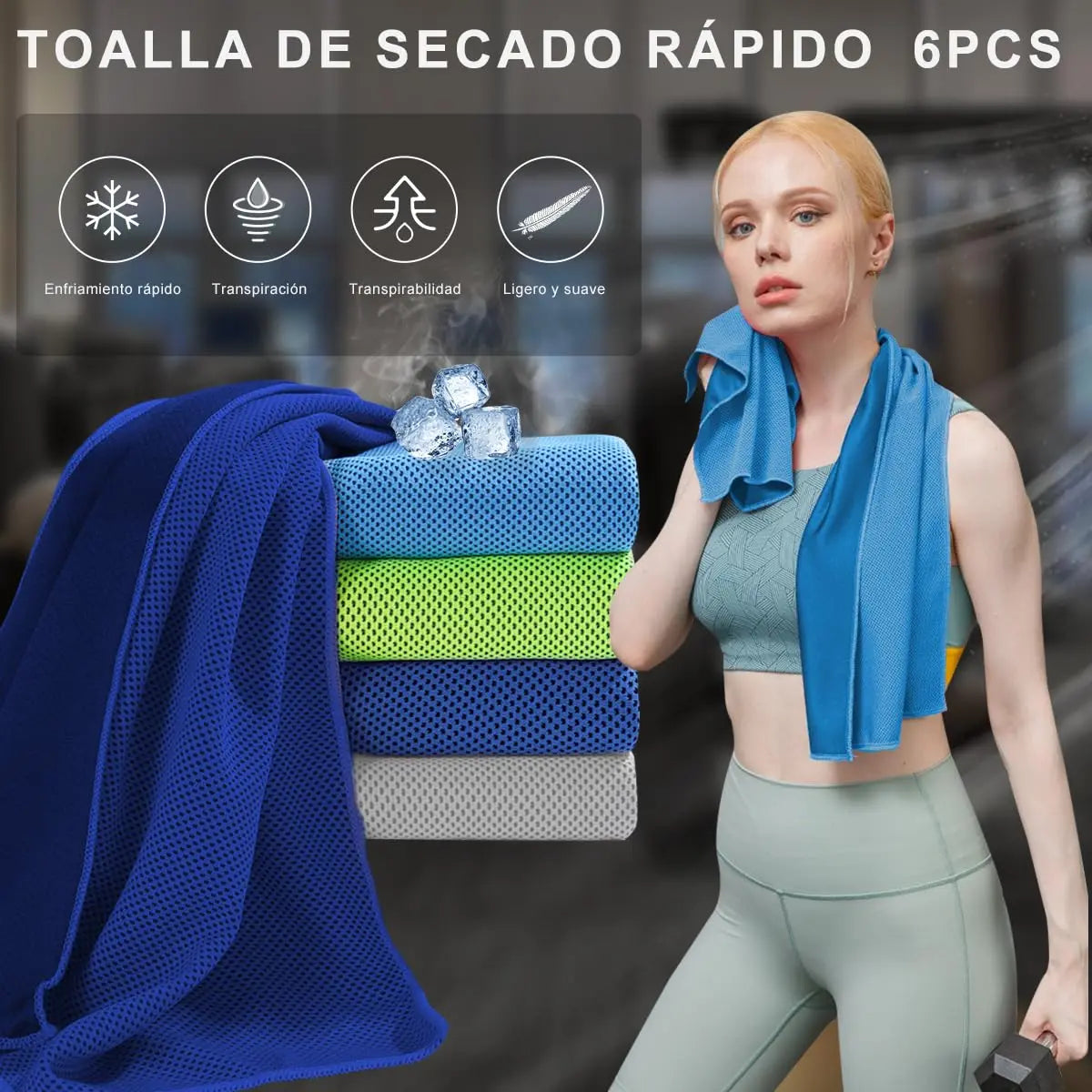 Toalla Refrescante Para Gimnasio