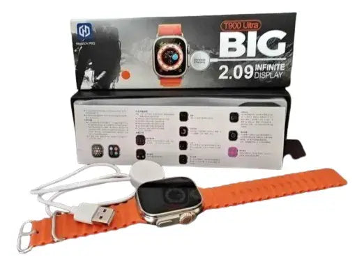 Smartwatch T900 Ultra 2.09" | Pantalla HD, Llamadas Bluetooth y Correa Intercambiable