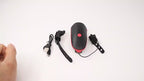 Luz LED Recargable USB para Bicicleta con Bocina 120 dB y Control Remoto