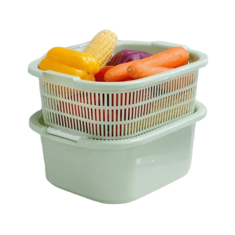Recipiente Escurridor para Cocina con Cesta de Drenaje T23215-17
