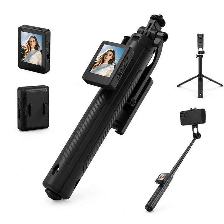 Trípode Selfie AE0508 con Pantalla Inalámbrica