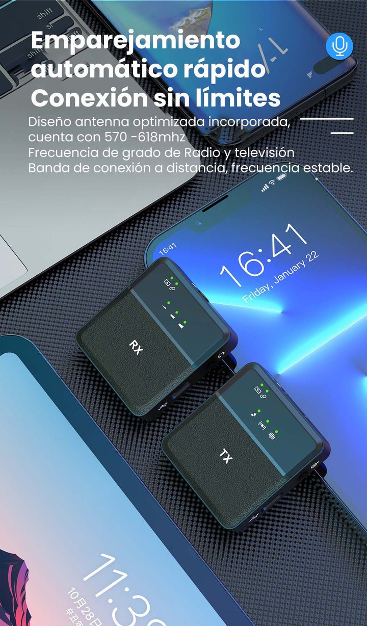 Micrófono Inalámbrico SX9 Profesional