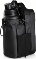 Bolso Magnético para Gimnasio - Porta Botella con 5 Bolsillos Organizadores