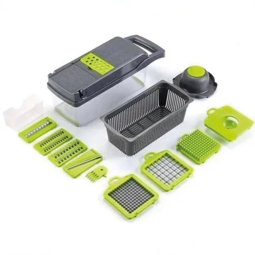 Picador de Verduras en Taza con Cuchillas de Acero Inoxidable