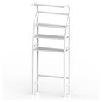 Organizador para Lavadora de 3 Niveles | Estante Metálico Multifuncional para Baño y Lavandería